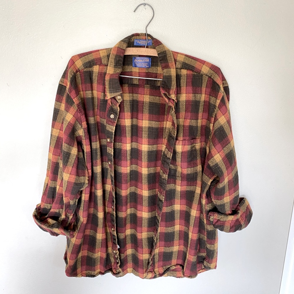 Vintage Pendleton Plaid Wool Shirt🔥